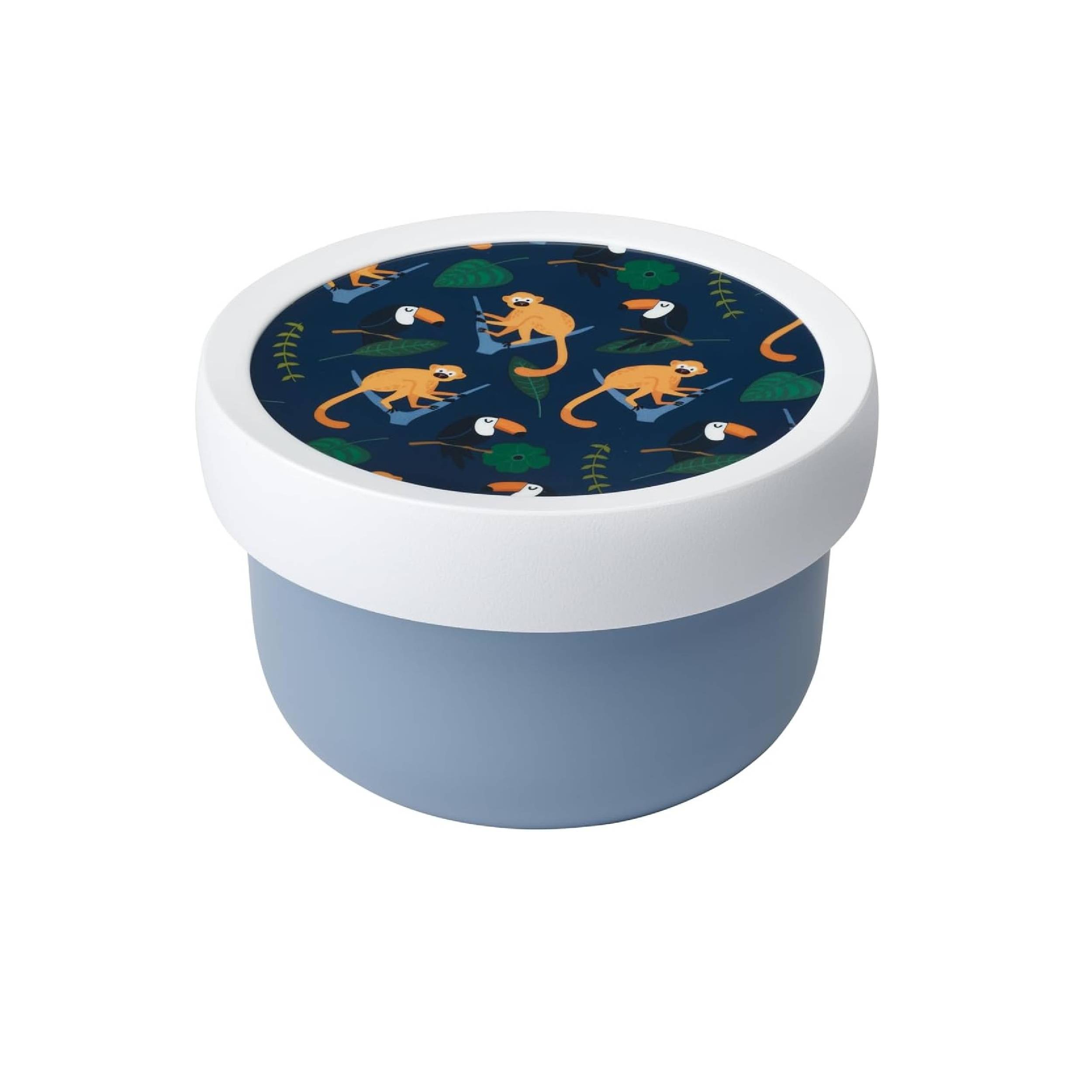 Mepal - Obstbox Campus - Snackbox für Kinder - Spülmaschinen- und mikrowellenfest - BPA-frei - 300 ml - Jungle