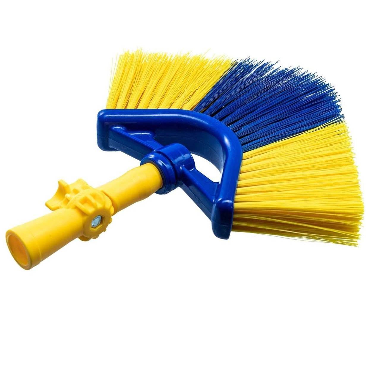 Neustanlo | Teleskop Dreiecksbesen | ausziehbar bis 3,25 Meter | vielseitiger Einsatz | ideal für schwer erreichbare Ecken | robust & langlebig