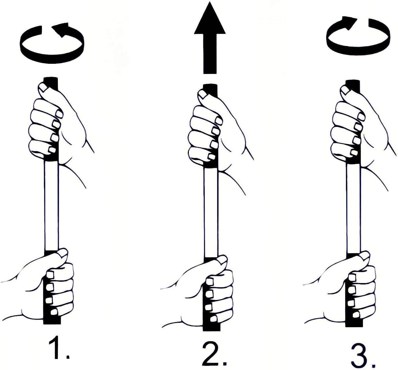 NEUSTANLO Teleskop-Stange Teleskopstange Besenstiel Verlängerung Stange Stiel 5 Meter