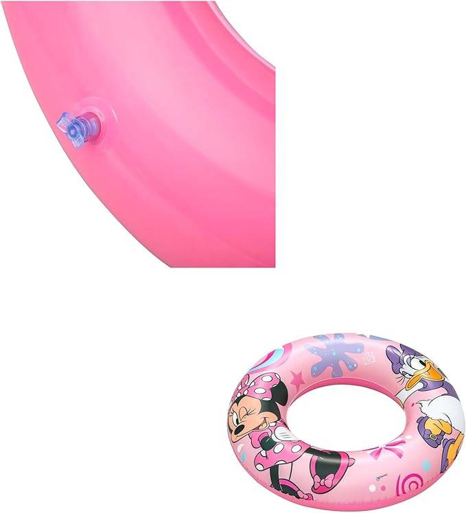 Bestway | Minnie & Mickey Mouse Bade-Set | Wasserball 51 cm + Schwimmring 56 cm | ideal für Strand oder Schwimmbad