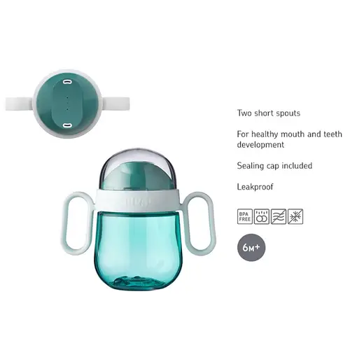 Mepal Mio – Antitropf-Trinklernbecher - Miffy explore – Trinklernbecher ab 6 Monate – Baby-Trinkbecher – auslaufsicher – spülmaschinengeeig Mepal Mio – Antitropf-Trinklernbecher - Miffy explore – Trinklernbecher ab 6 Monate – Baby-Trinkbecher – auslaufsicher – spülmaschinengeeig