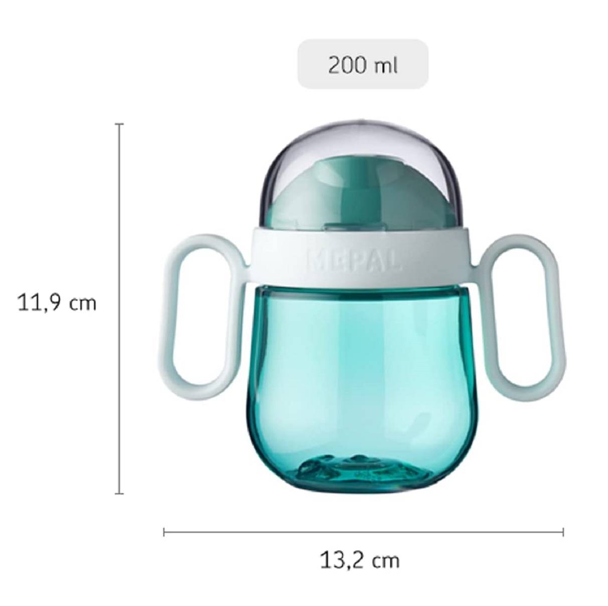 Mepal Mio – Antitropf-Trinklernbecher - deep blue – Trinklernbecher ab 6 Monate – Baby-Trinkbecher – auslaufsicher – spülmaschinengeeignet