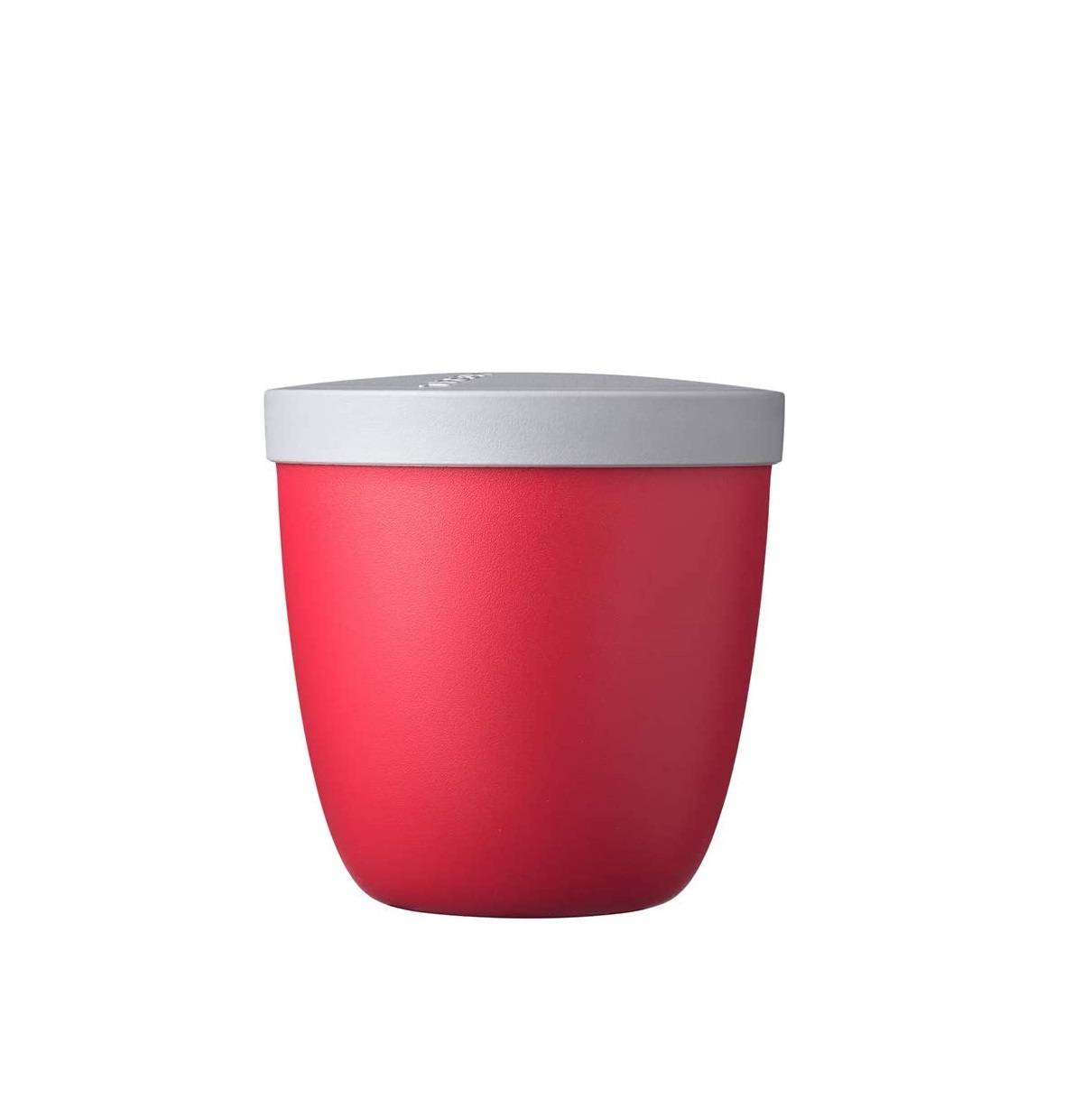 Mepal Snackpot Ellipse Nordic red – 500 ml praktischer Behälter