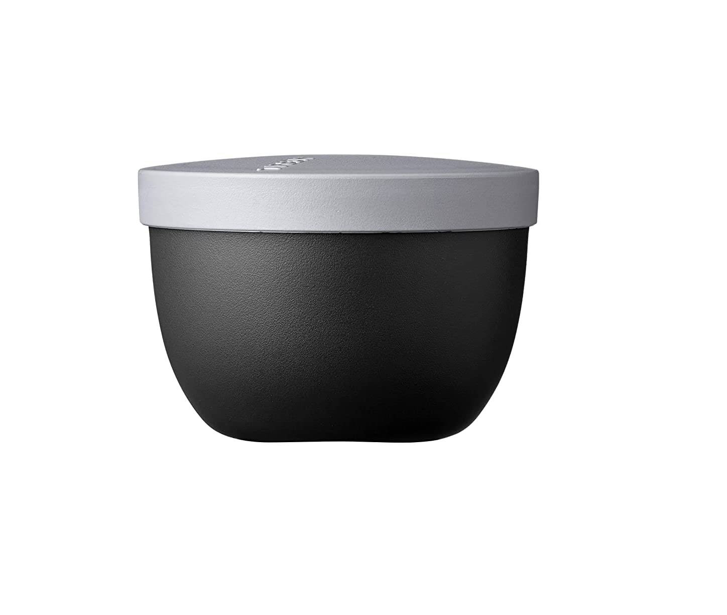 Mepal Snackpot Ellipse Limited Edition Schwarz / Black Edition – 350 ml praktischer Behälter zur Aufbewahrung und für Transport von Lebensmittel