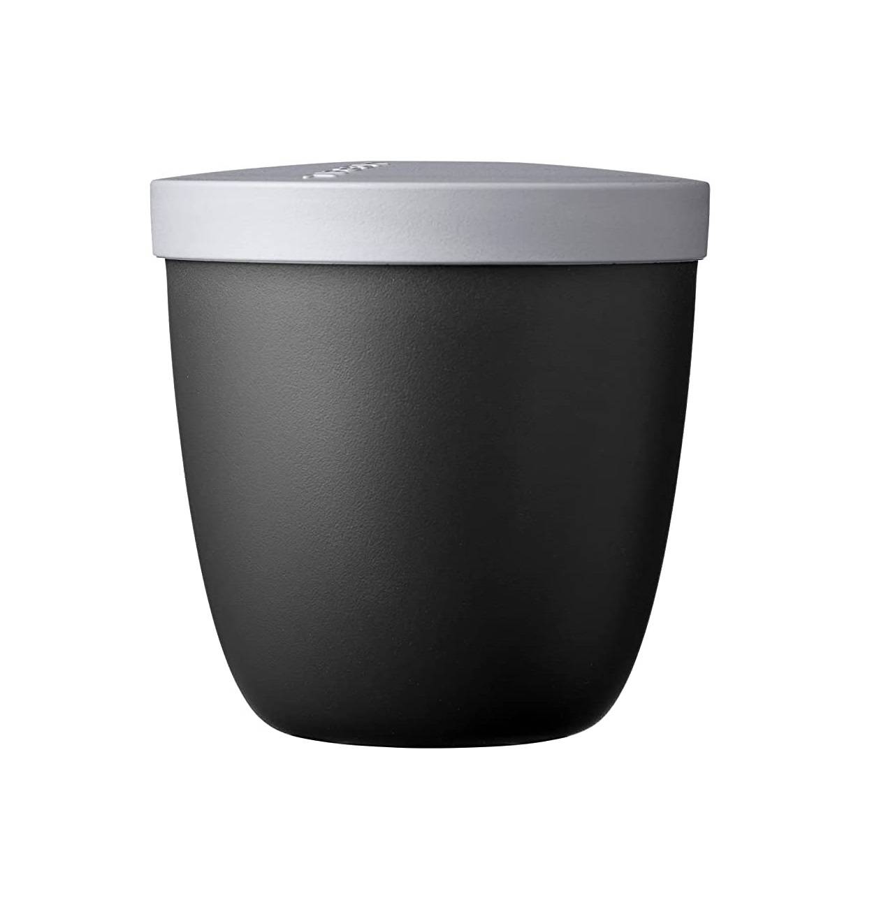 Mepal Snackpot Ellipse Limited Edition Schwarz / Black Edition – 500 ml praktischer Behälter zur Aufbewahrung und für Transport von Lebensmittel