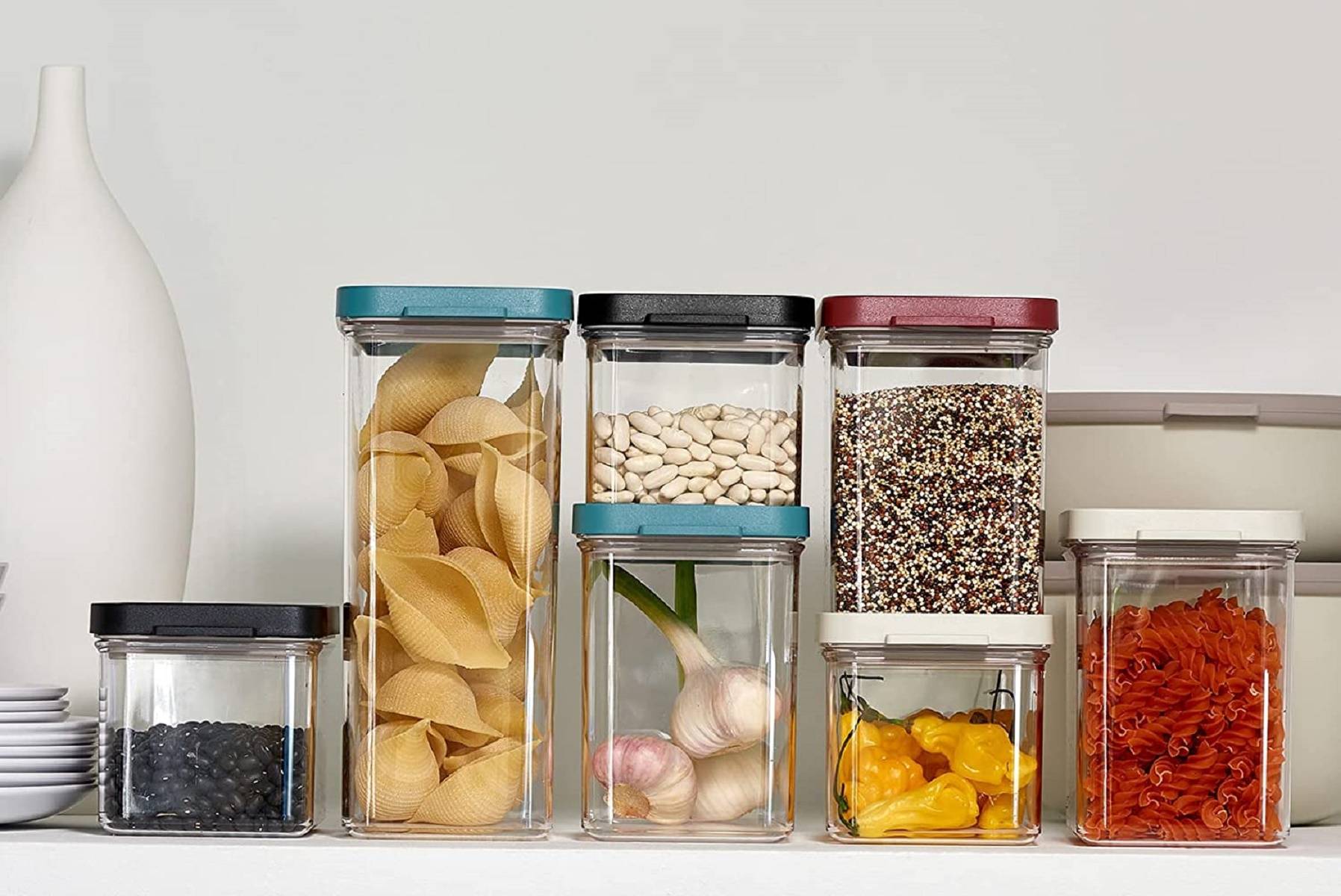 Mepal Vorratsdose Omnia Rechteckig 1100 ml Nordic White