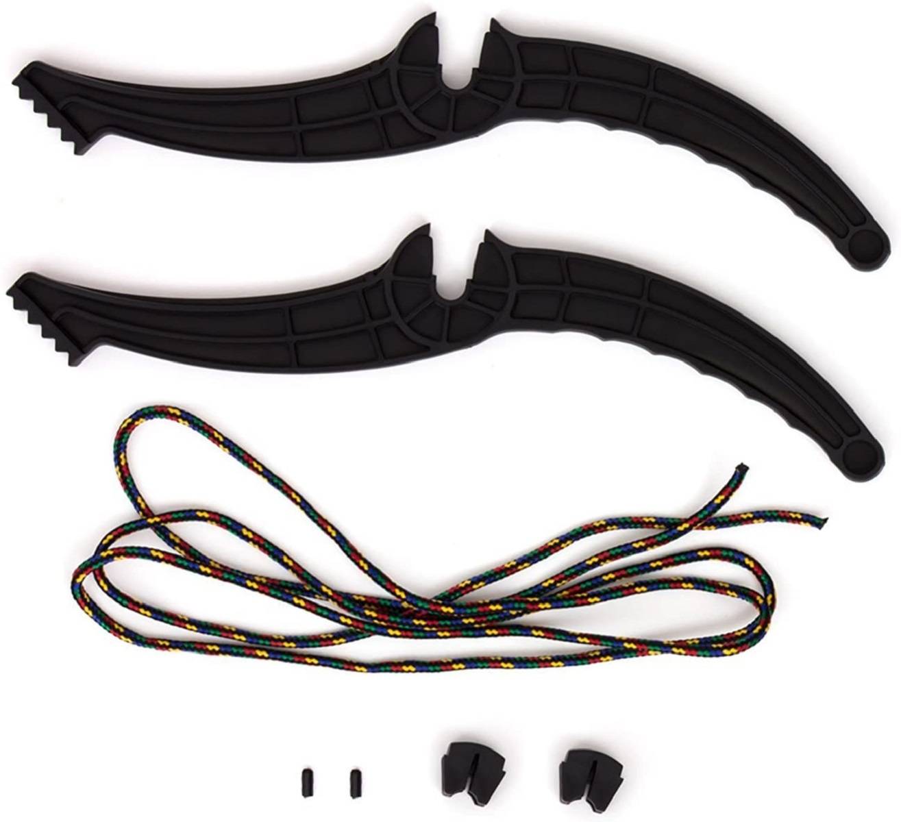 Neustanlo | Bob Schlitten | ergonomische Bremsen | robuster Kunststoff | inkl. Zugseil | Farbe: Grün | ideal für Winterspaß