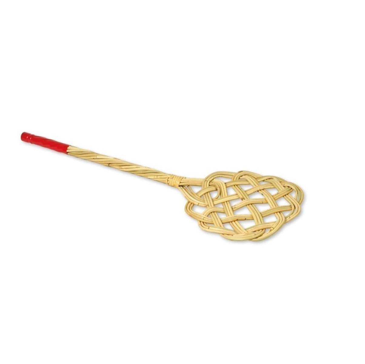 Neustanlo Teppichklopfer, 3-fädig, Maße 750 x 260 x 10 mm, hell mit Handschutz