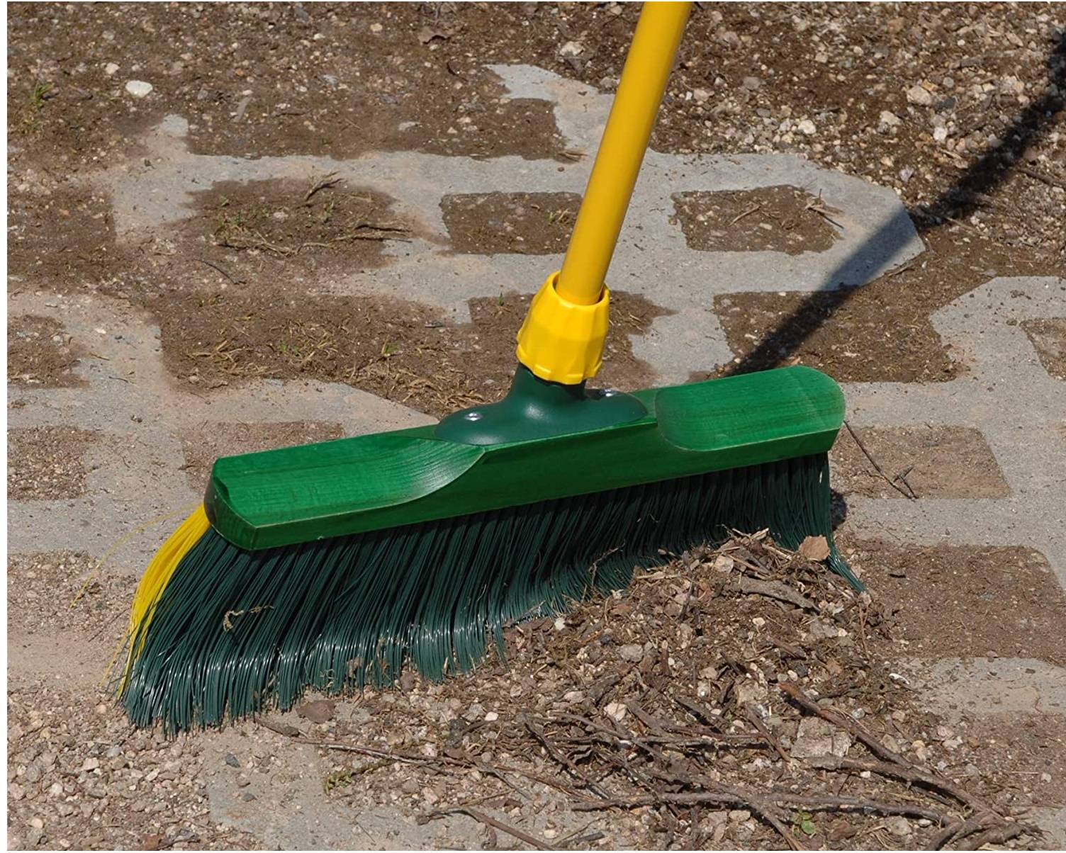 Neustanlo | Krallenbesen-Set 2-teilig | flexibles Kehrsystem | ideal für unebene Oberflächen | robustes Material | vielseitig einsetzbar | effizient