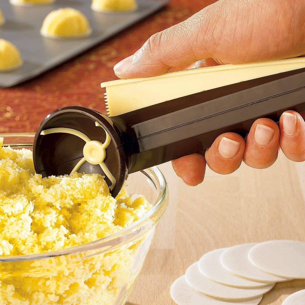 Neustanlo | Makronenformer | praktische Anwendung | 5 cm Durchmesser | ideal für gleichmäßige Plätzchenformen