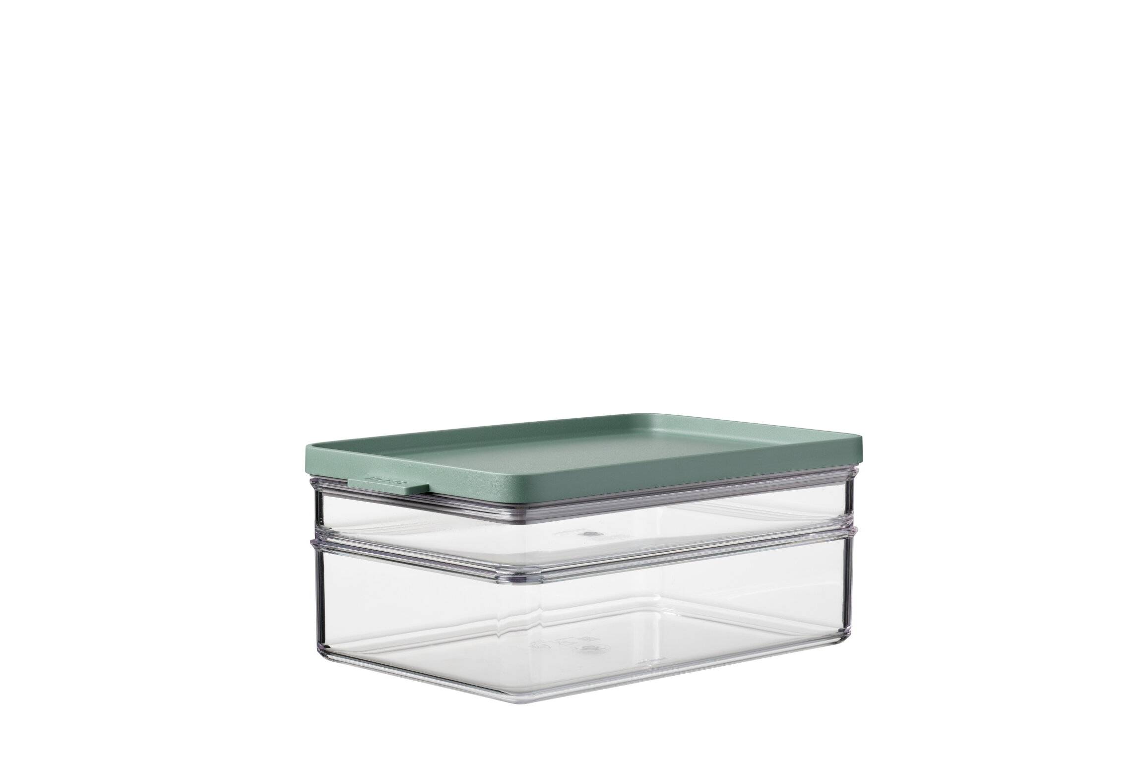 Mepal - Frühstücks-Kühlschrankbehälter Duo Omnia - 2-lagige Frischhaltedosen - Aufbewahrungsbox für Aufschnitt & Käse - Küchenaufbewahrung & Or