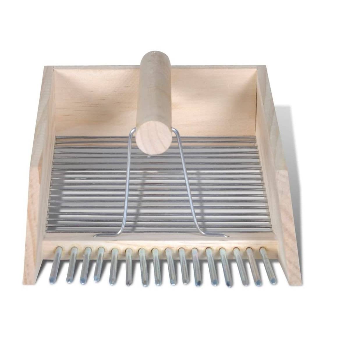 Neustanlo | Beerenpflücker Holz | effiziente Erntehilfe für Beeren | umweltfreundliches Design | komfortable Handhabung