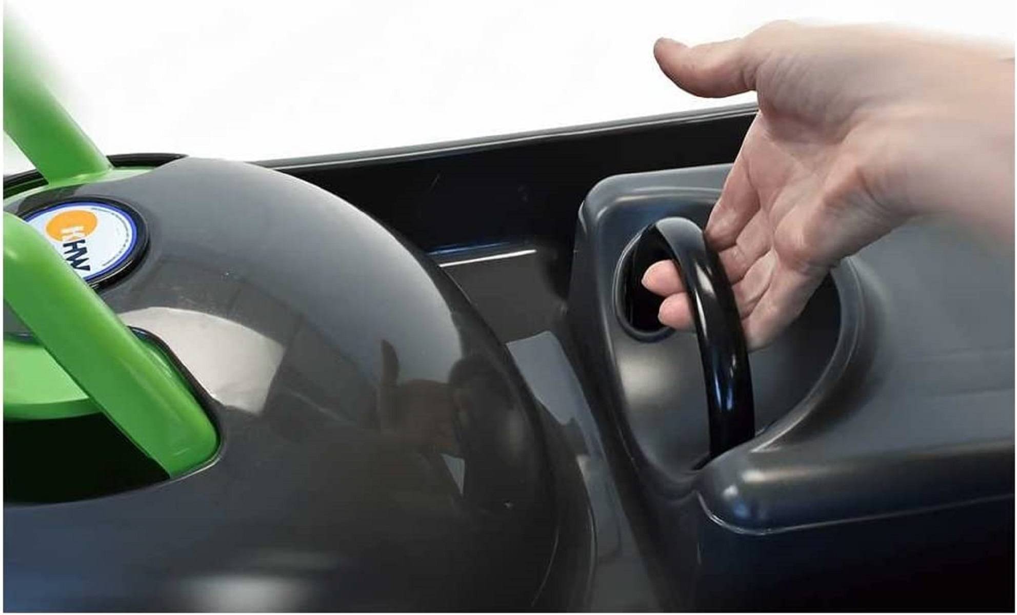 KHW | Profi Lenkschlitten XXL | extra starke Ausführung | Made in Germany | Iceblue