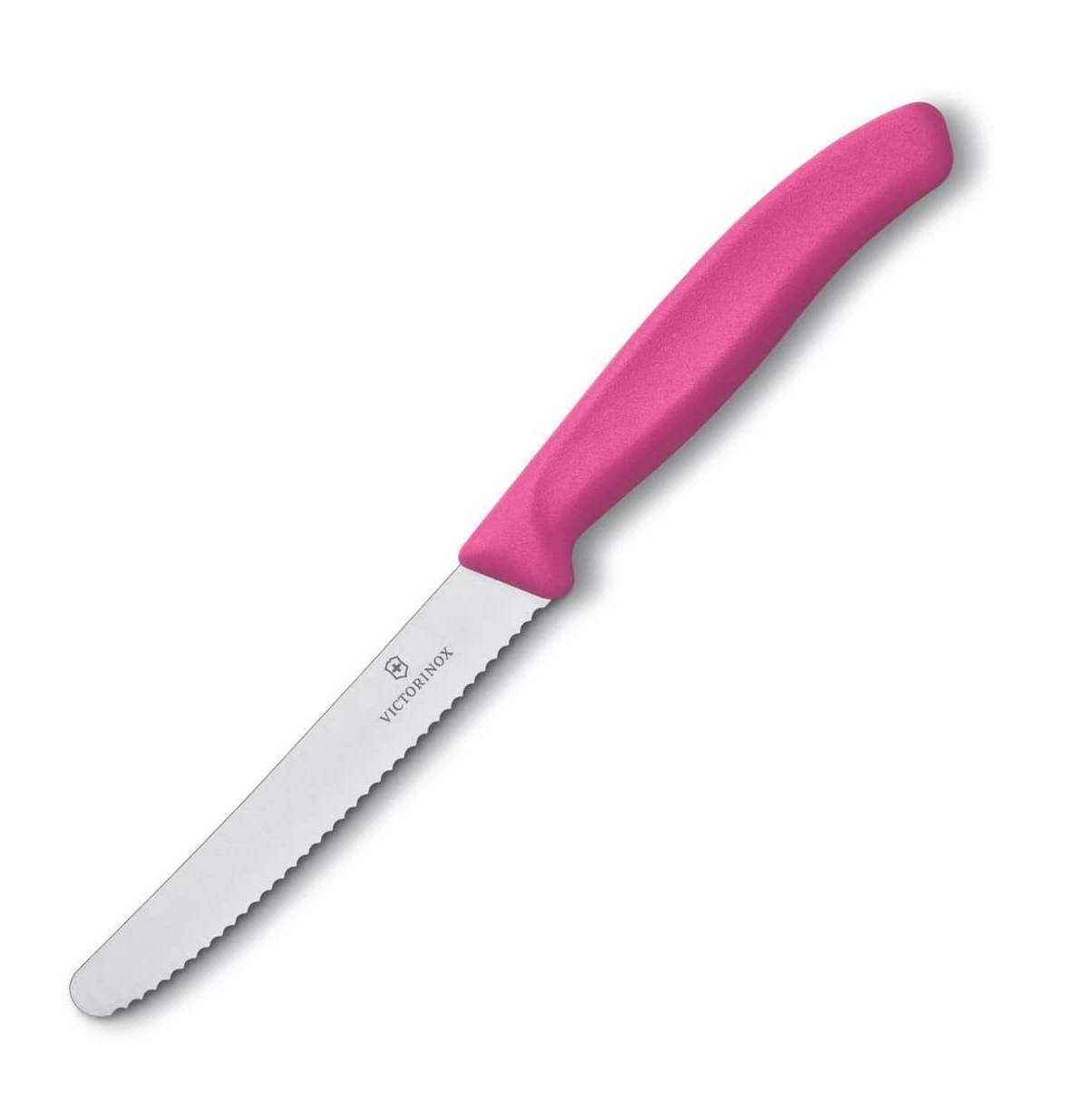 Victorinox | Swiss Classic Tafelmesser Set | 6-teilig | leuchtendes Pink | hochwertige Klinge | optimaler Schnittkomfort | spülmaschinenfest | ideal