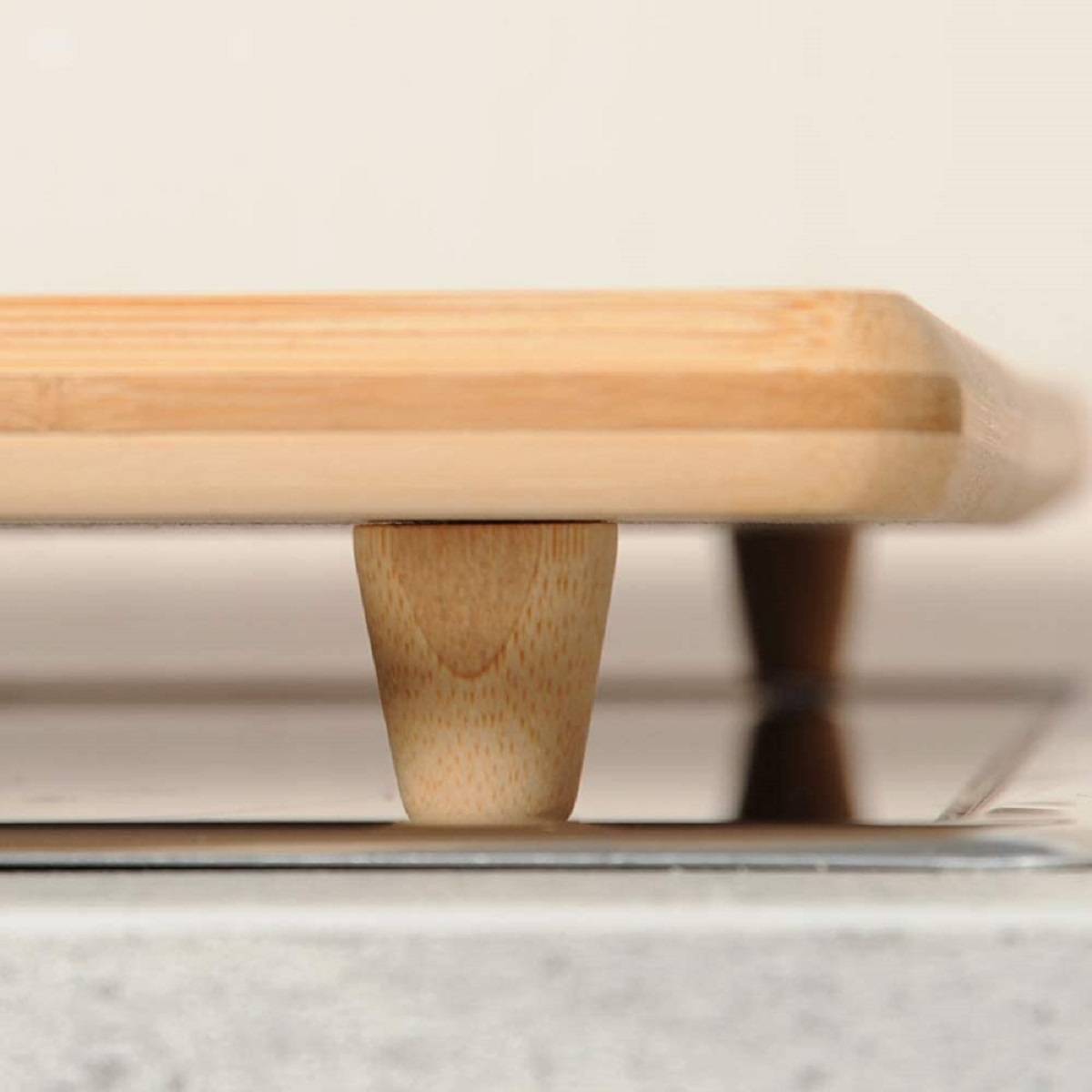 Neustanlo | XXL Schneide- und Abdeckplatte | Kochfeldabdeckung | Bambusholz | robust & stilvoll | ideal für großzügige Arbeitsflächen | funktional