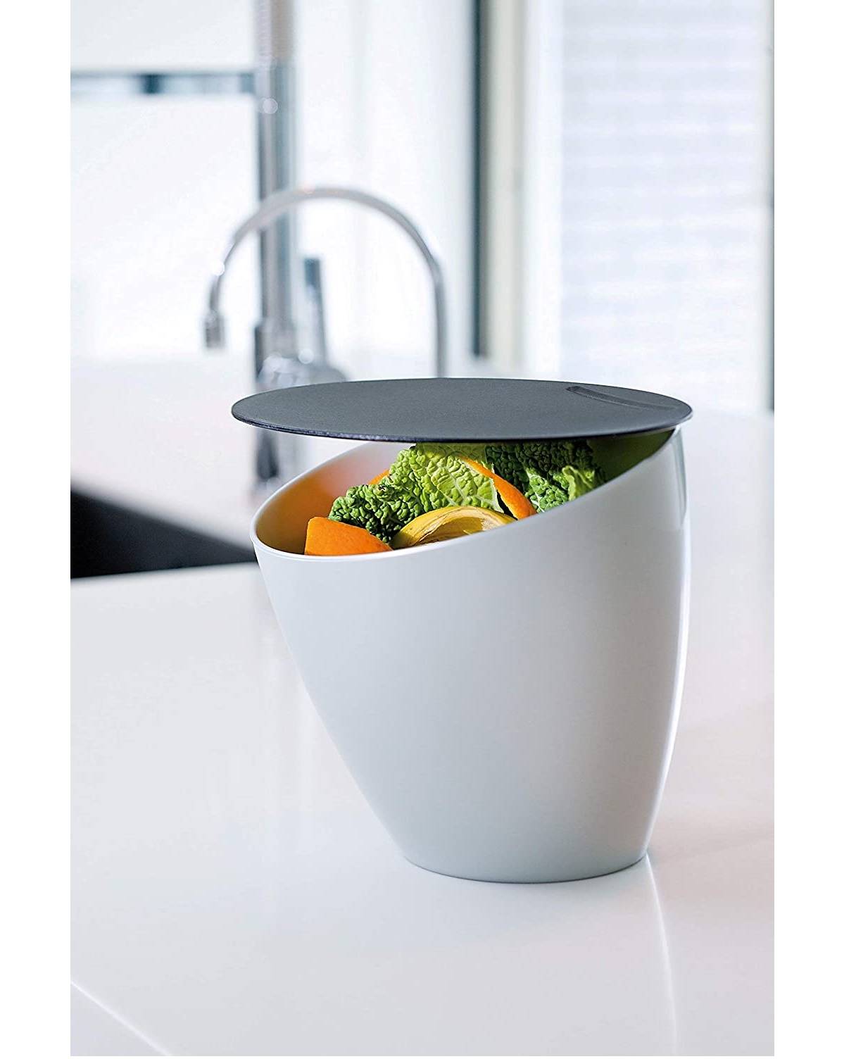 Mepal Abfallbehälter Calypso, Plastik, Nordic Blue 17.5 x 18.4 cm