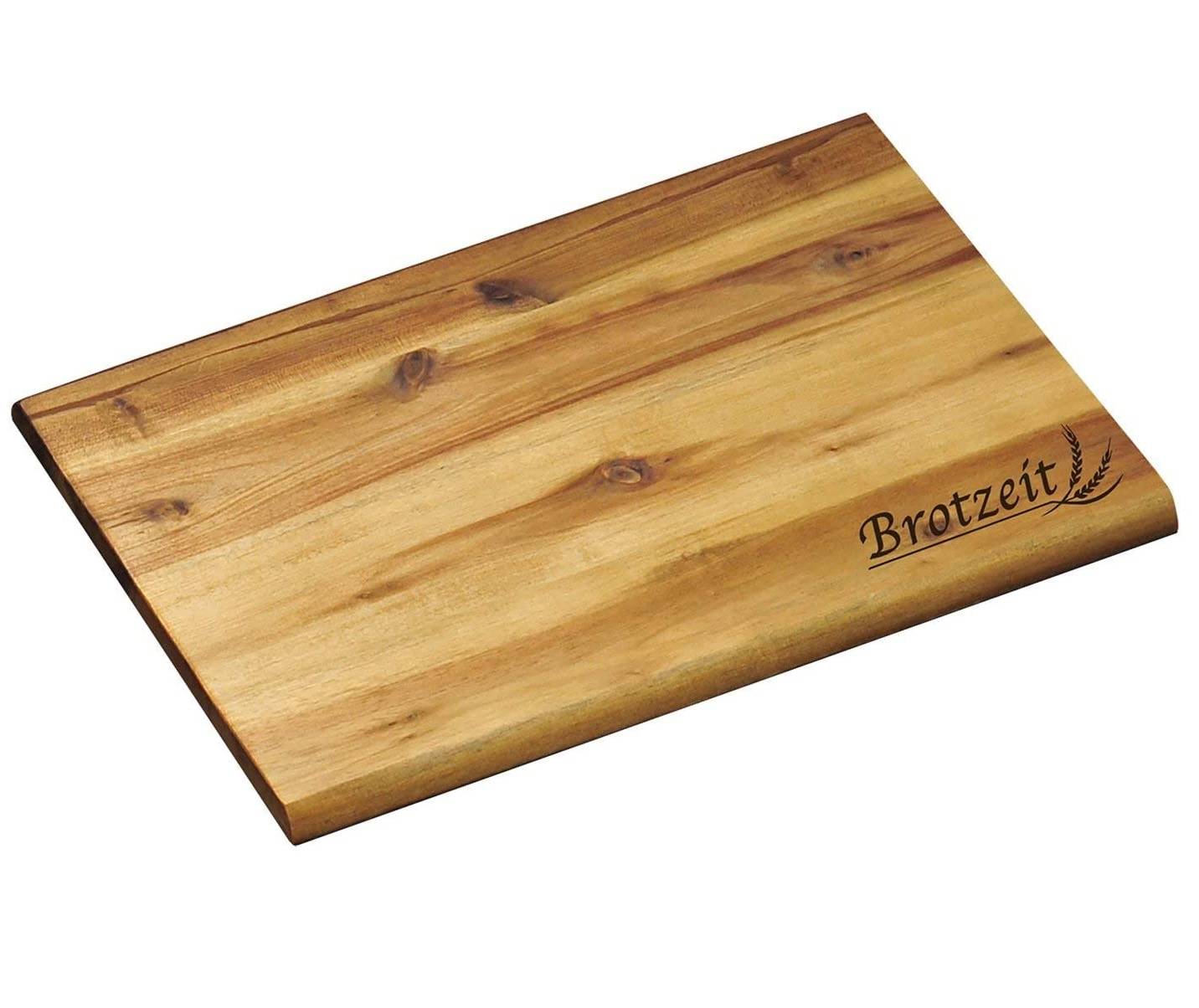 Kesper 8-TLG. Brotzeitbrett-Set Frühstücksbrett Frühstücksbrettchen Holz Akazie Essbrett Schneidbrett XL Set Brotzeit extra groß!