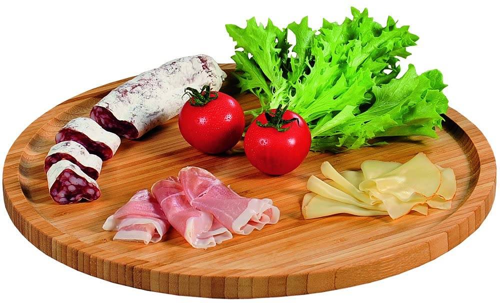 Kesper 58463 Pizzateller aus Bambus, 32 cm