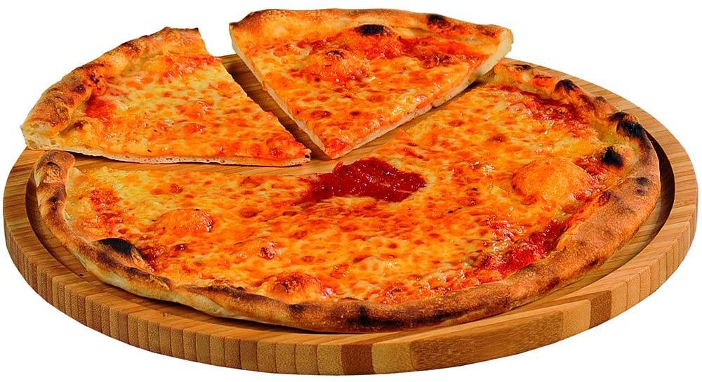 Kesper 58463 Pizzateller aus Bambus, 32 cm