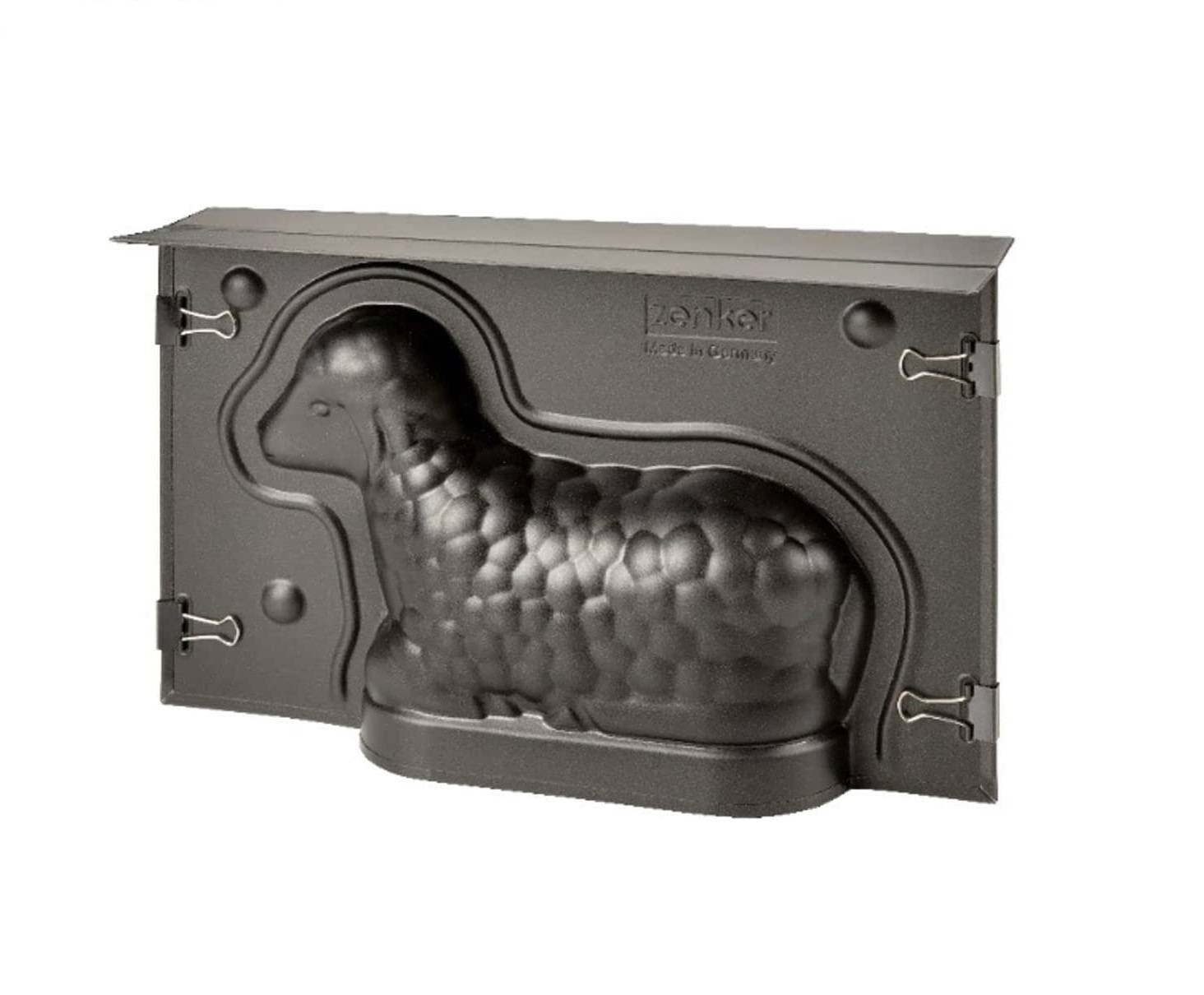 Zenker Lämmchenbackform zu Ostern – 700 ml Füllvolumen – 3D Kuchenform mit Antihaftbeschichtung und Lämmchen als Motiv zum backen – Leckere D
