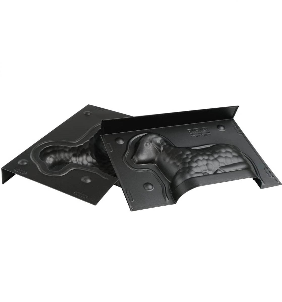 Zenker Lämmchenbackform zu Ostern – 700 ml Füllvolumen – 3D Kuchenform mit Antihaftbeschichtung und Lämmchen als Motiv zum backen – Leckere D