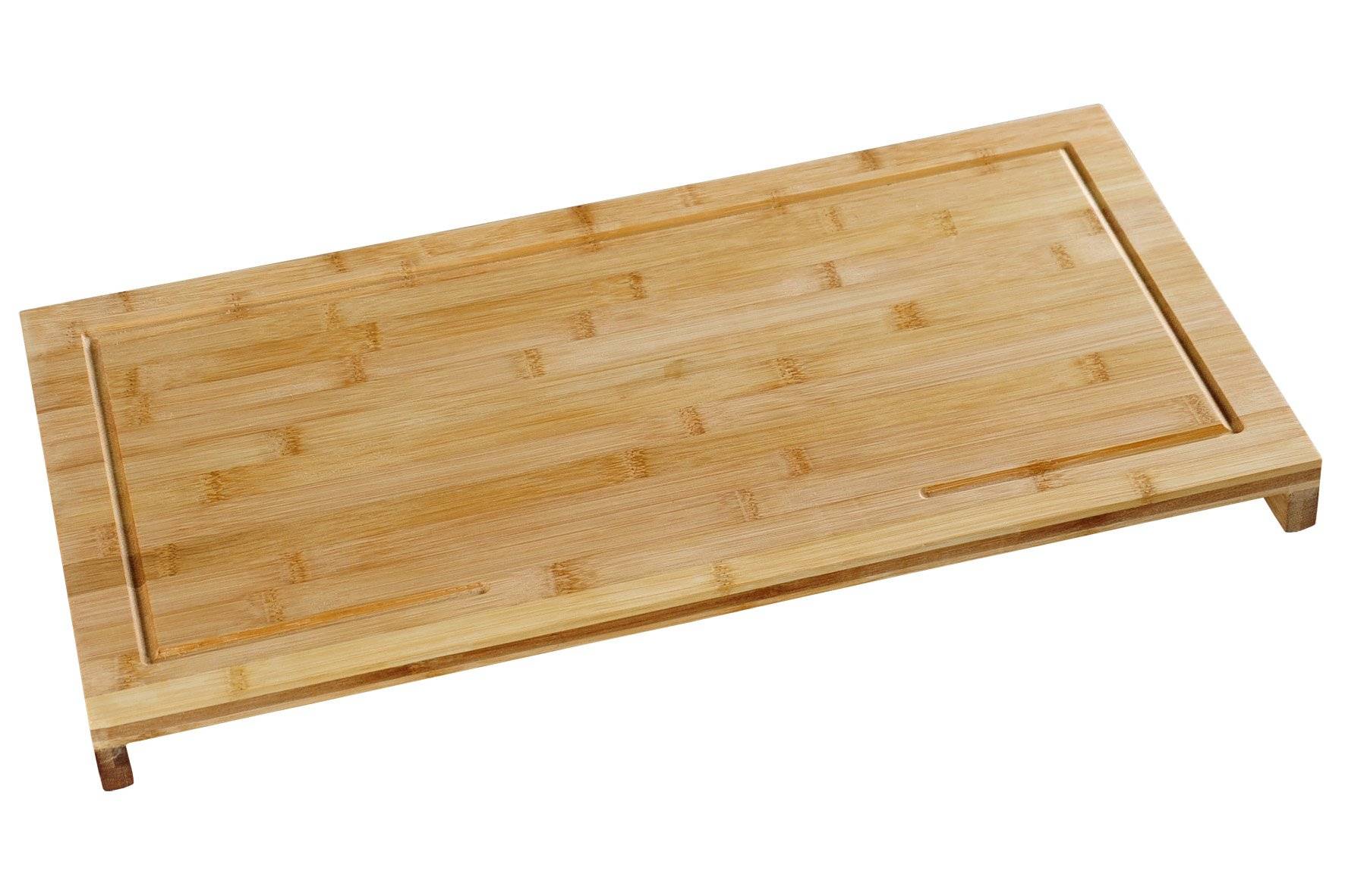 Kesper 54590 Schneide- und Abdeckplatte Bambus 54 x 28 x 4.3 cm