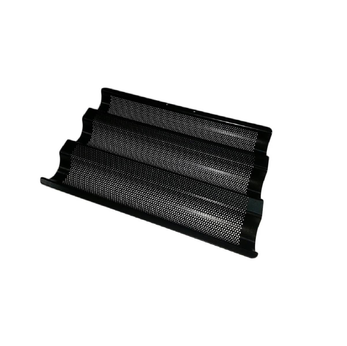 Neustanlo | Baguette Backform | Antihaft-Beschichtung | Baguetteform | hitzebeständig bis 230°C | ideal für knusprige Baguettes