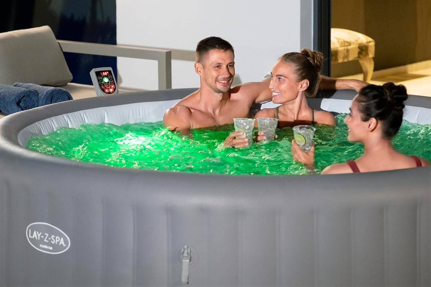 Bestway Lay-Z-SPA Xtras 7-farbiges LED-Licht 9,2 x 6,2 cm