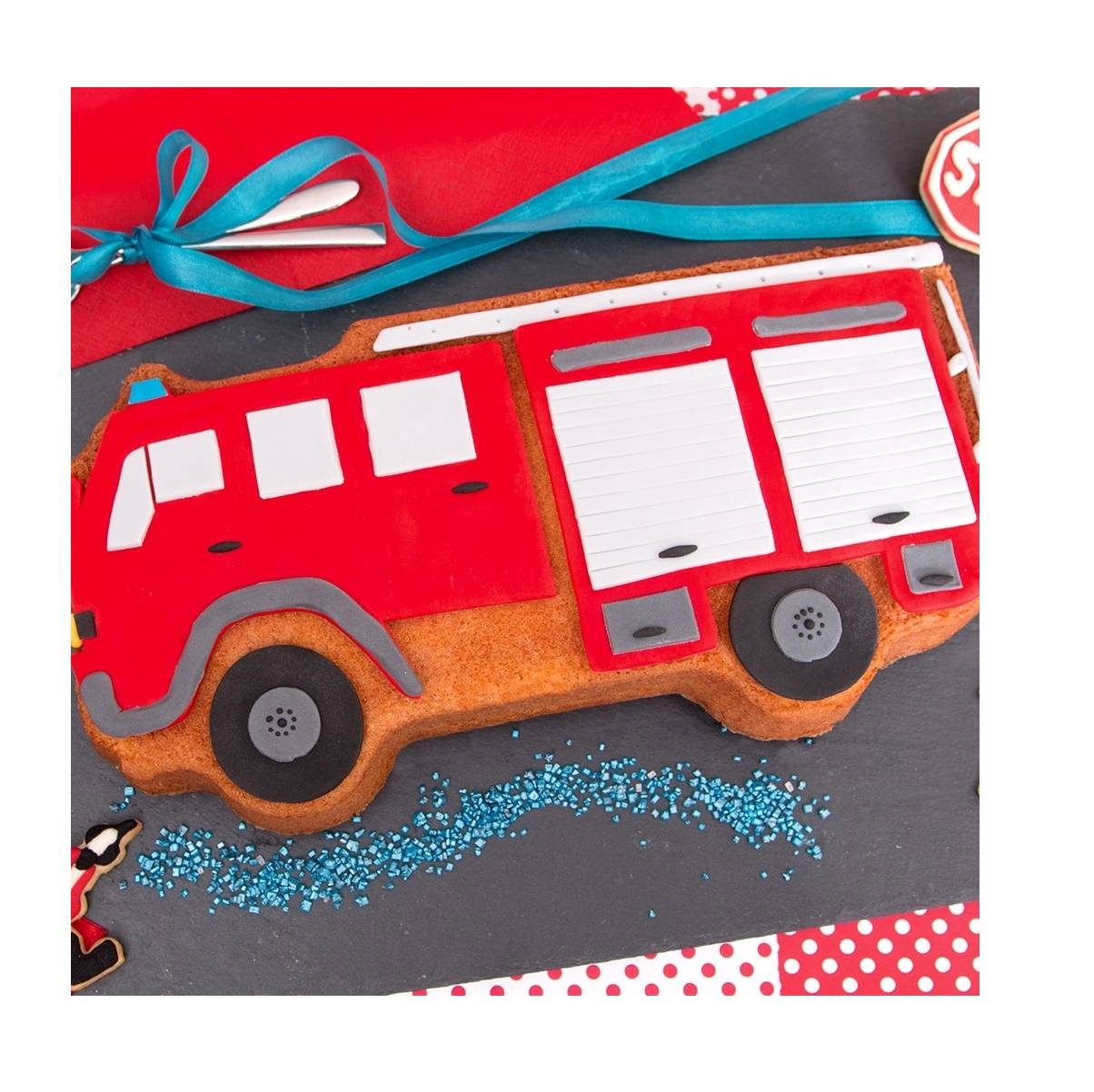 Städter Backform Feuerwehrauto Benny 610088 ca.33 cm