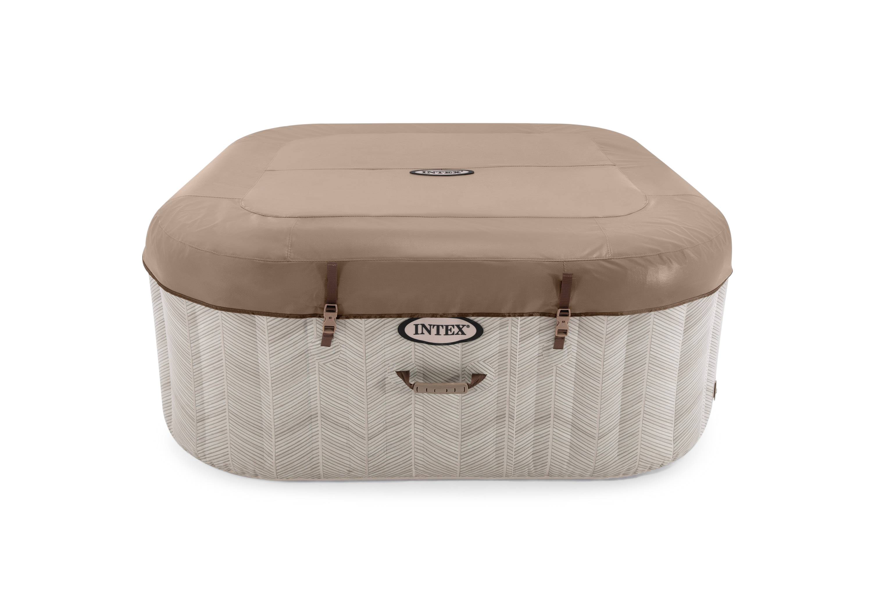 INTEX 28472NP - Whirlpool - Chevron Deluxe Square Bubble (196x196cm) für 6 Personen