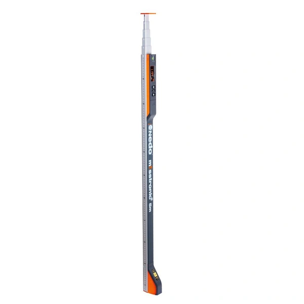 Nedo mEsstronic 2 - 1,05 bis 5,0 m - Teilung mm/inch - Auflösung 1 mm - inkl. Libelle und Hülle Nedo mEsstronic 2 - 1,05 bis 5,0 m - Teilung mm/inch - Auflösung 1 mm - inkl. Libelle und Hülle