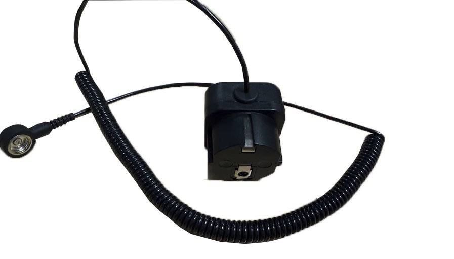 ESD-Erdungskabel, 2,6m, schwarz