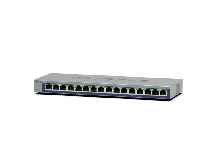 Netgear GS116v3 - Switch - unmanaged - 16 x 10/100/1000