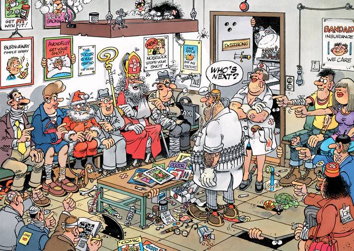 Jan van Haasteren, Wer ist der nächste, 500 Teile Puzzle