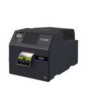 Epson ColorWorks D6000 dye inc Cutter Disp. USB Ethernet schwarz Etiketten-/Labeldrucker Tintenstrahldruck Farbig
