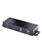 StarTech.com 7-Port USB-C Hub, Industrieller USB-Hub mit 10Gbps und Netzteil, 5x USB-A/2x USB-C Ports, Aktiver USB Verteiler mit Stromversorgung