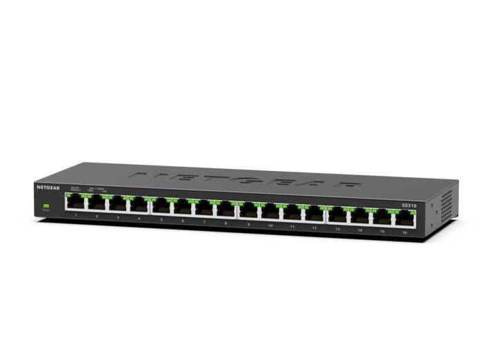 Netgear GS316v3 - Switch - unmanaged - 16 x 10/100/1000