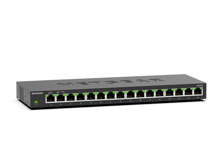 Netgear GS316v3 - Switch - unmanaged - 16 x 10/100/1000