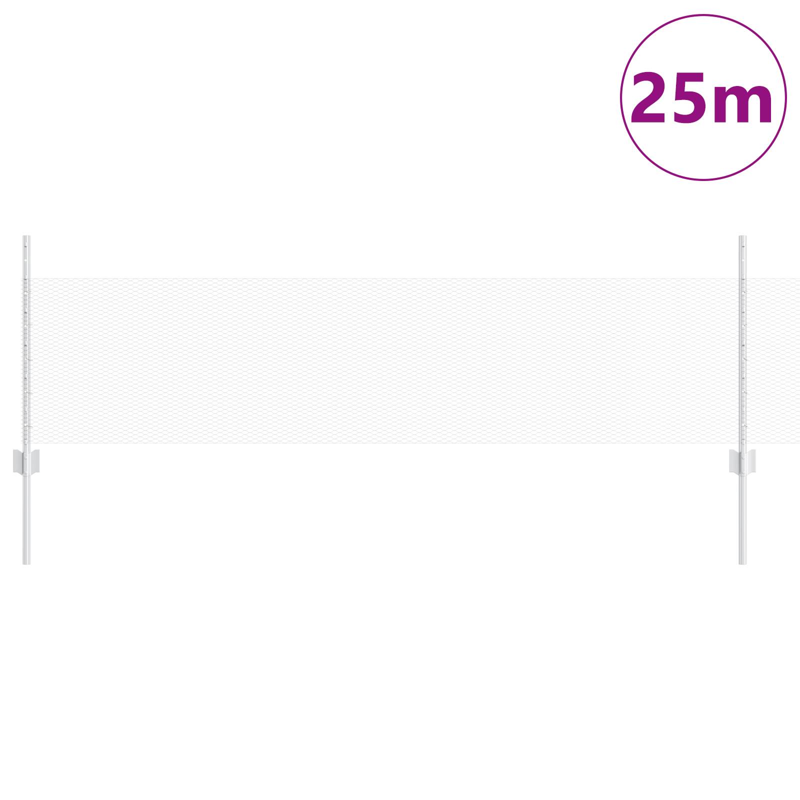 vidaXL Gartenzaun-Set Set aus 2 Verzinkter Stahl Groß Langlebig