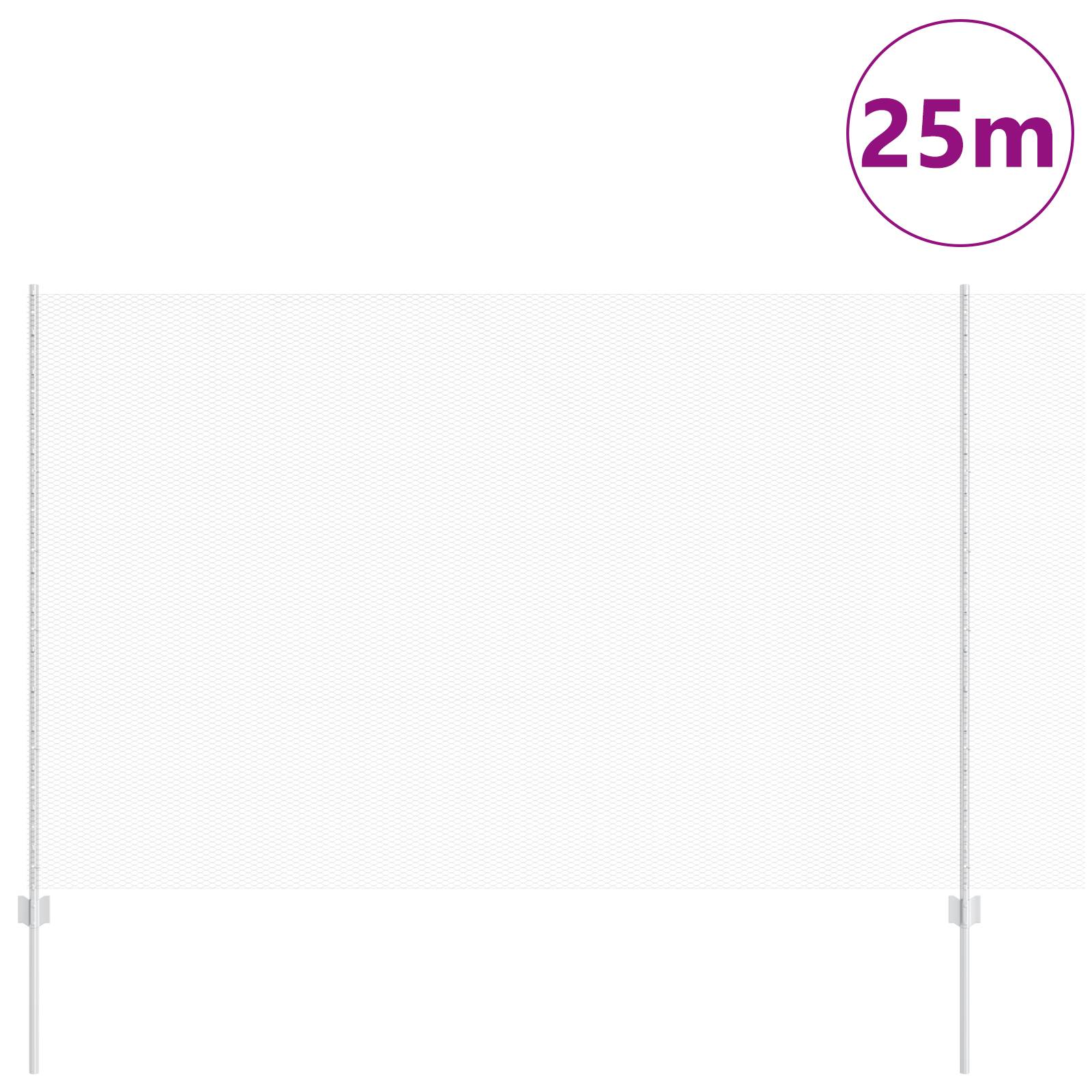 vidaXL Zaunpfosten 22 Stk U-Kanal 160 cm Verzinkter Stahl