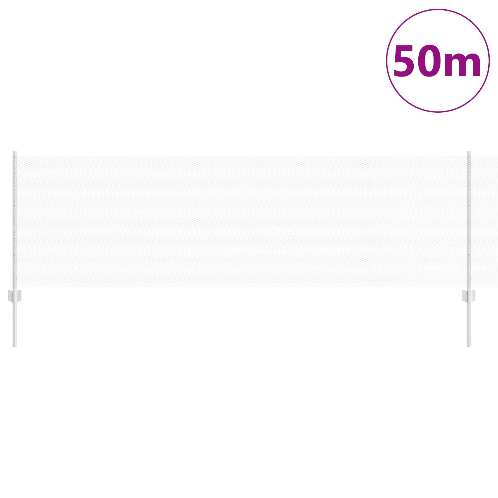 vidaXL Zaunpfosten 11 Stk U-Channel 80 cm Verzinkter Stahl