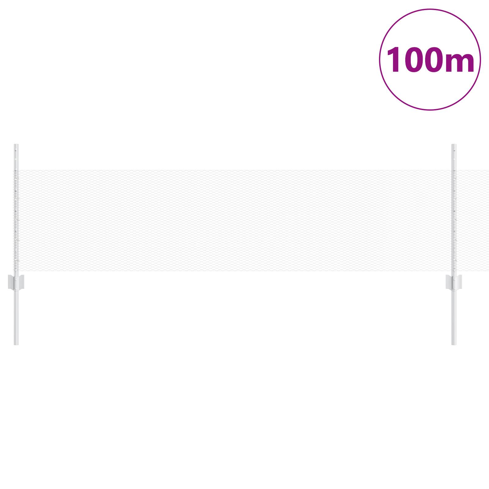 vidaXL Zaunpfosten 11 Stück U-Kanal 60 cm aus verzinktem Stahl