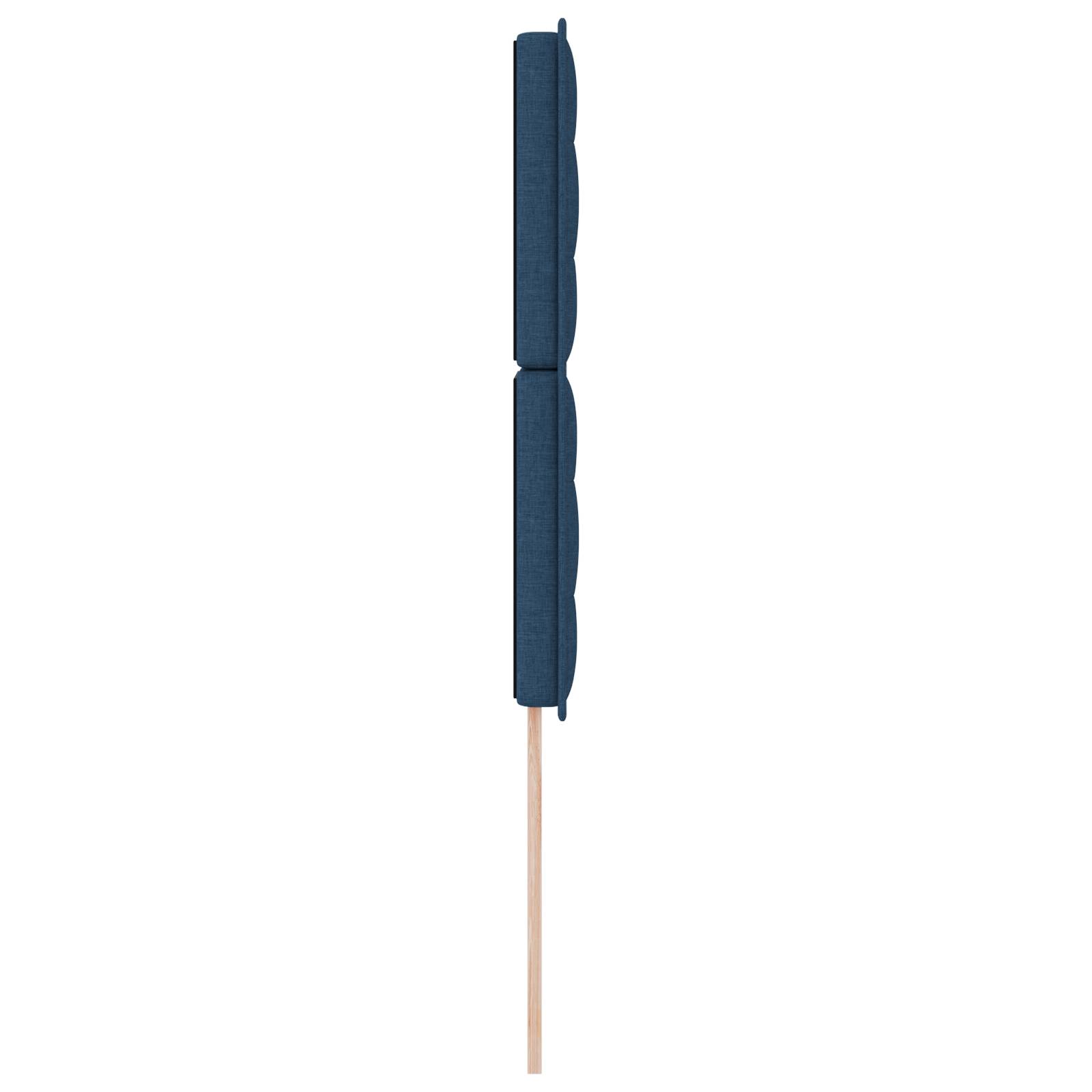 vidaXL Kopfteil Linien Design Blau 80 cm Stoff