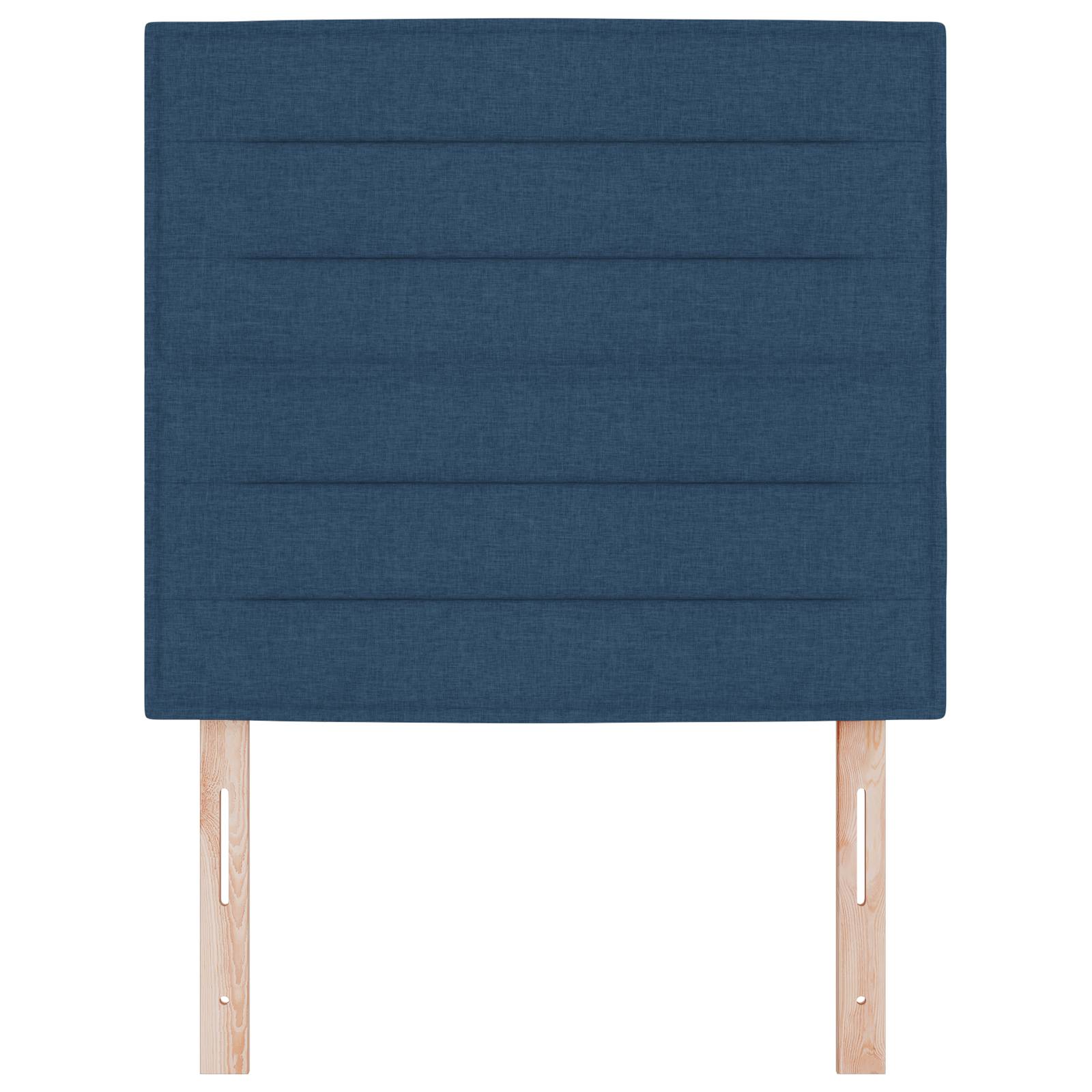 vidaXL Kopfteil Linien Design Blau 80 cm Stoff