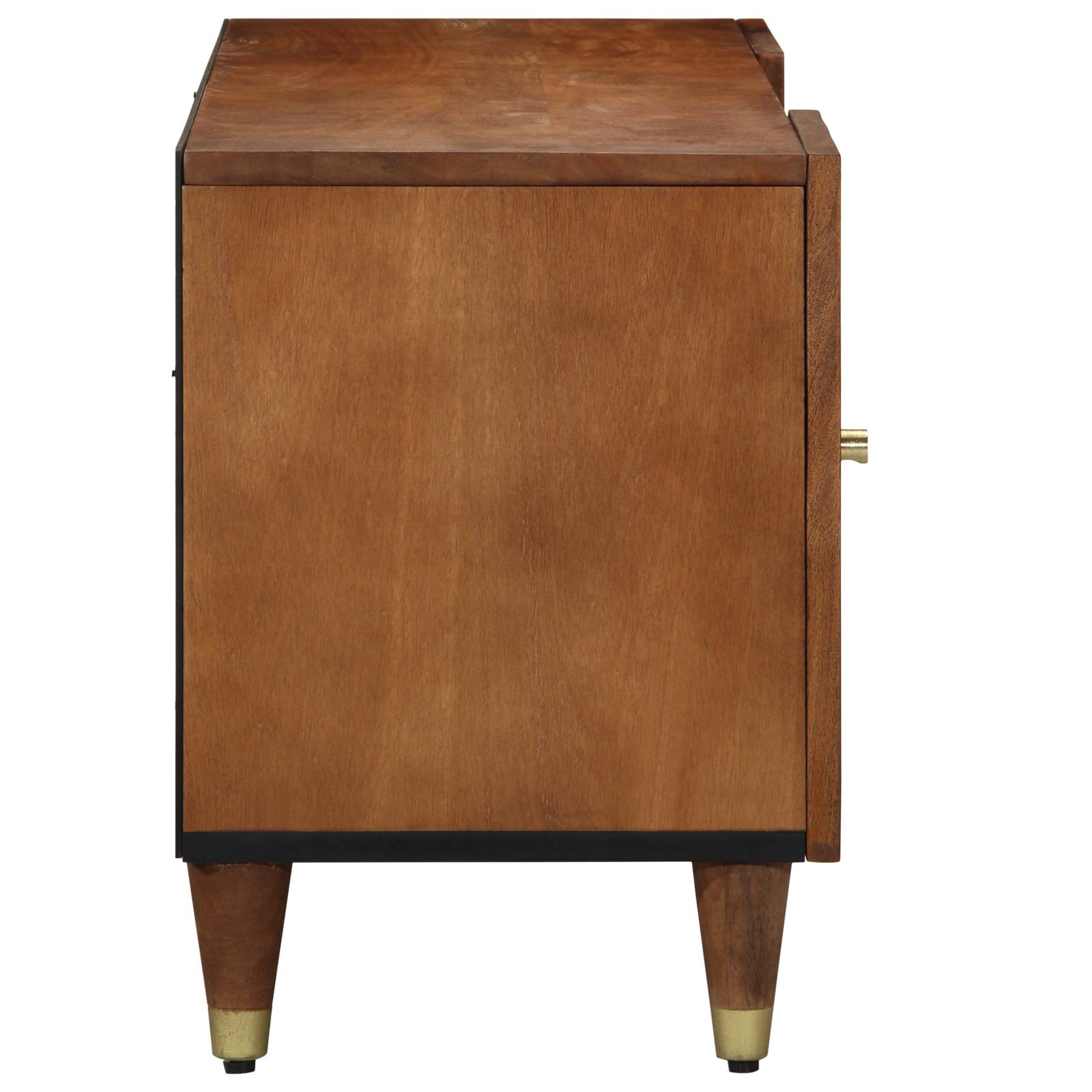 vidaXL TV-Schrank 105x33x46 cm Massivholz Mango