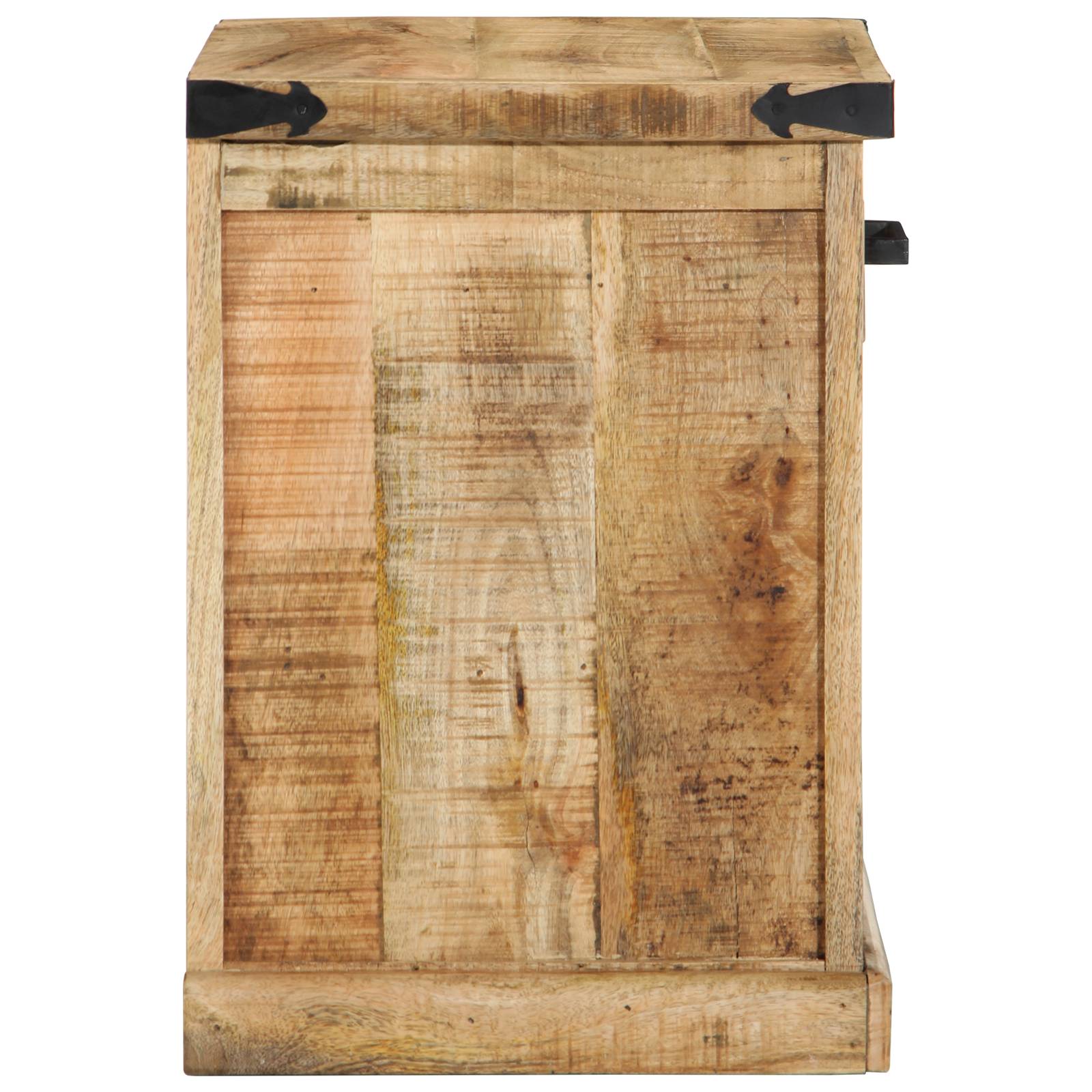 vidaXL Schuhbank 110x35x50 cm Massivholz Mango