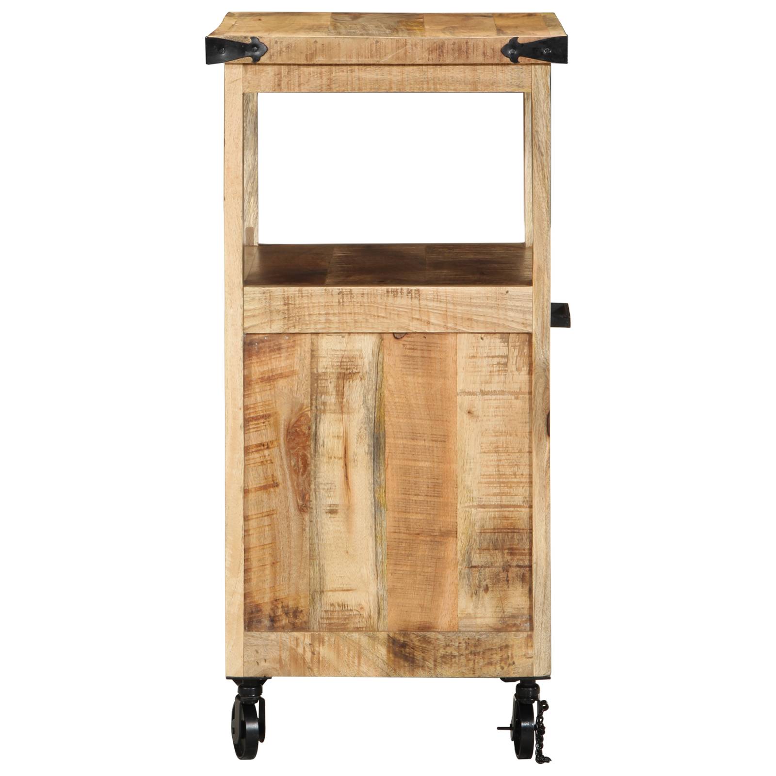 vidaXL Küchenwagen 55x40x80 cm Massivholz Mango