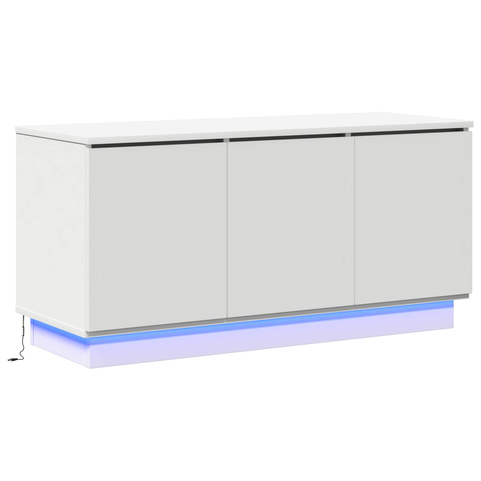 vidaXL TV-Schrank Weiß 100x38x49 cm Holzwerkstoff