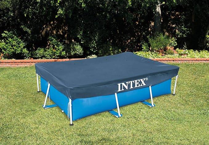 Intex 28038 Abdeckplane für Aufstellpools rechteckig