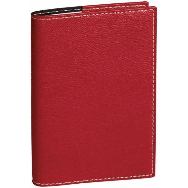 Buchkalender Prenote A4 Club rot 2026